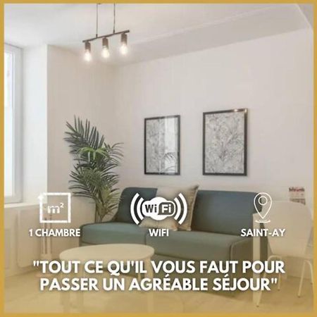 Ferienwohnung Charme De Loire A St Ay *T2* Saint-Ay Exterior foto
